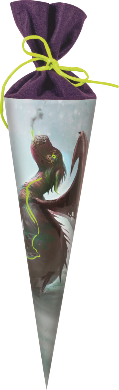 BRUNNEN 1048035941 Schultüte Drago Höhe: 35 cm Ø 11 cm