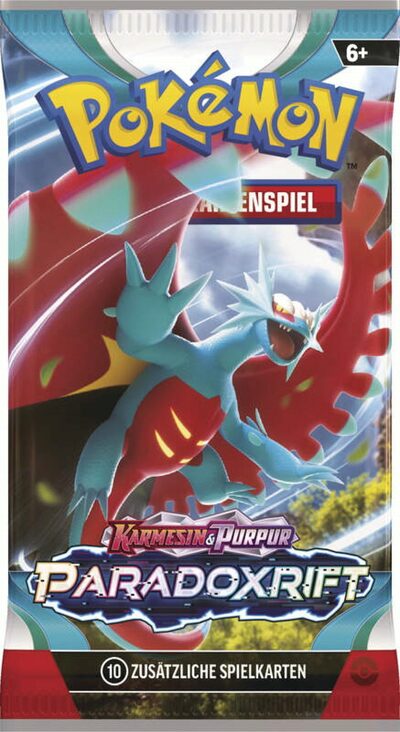 POKEMON 45729 PKM Pokémon KP04 Karmesin & Purpur Paradoxrift Booster