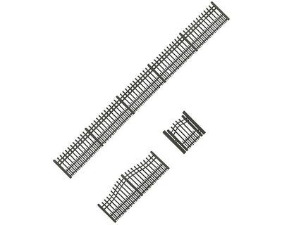FALLER 180411 H0 Eisen-Gartenzaun, 684 mm, Ep. I