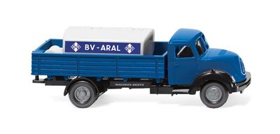 WIKING 043803 1:87 Pritschen-Lkw mit Aufsatztank (Magirus Sirius) 'Aral'