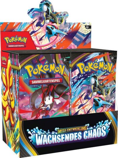 POKEMON 14108 PKM Pokémon Wachsendes Chaos - Booster-Display (36 Booster) - deutsch