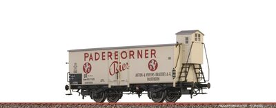 BRAWA 51259 H0 Bierwagen 'Paderborner Bier', DR Brit-US-Zone, Ep. III
