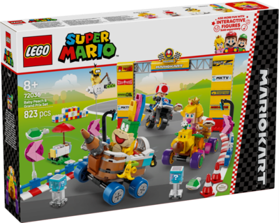 LEGO® Super Mario 72036 Mario Kart™ – Baby Peach & Grand Prix–Set