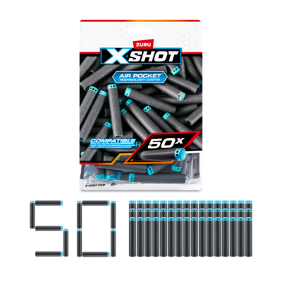 ZURU 11021642 XSHOT - Excel Nachfüllpackung 50 Darts