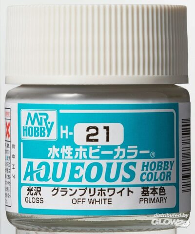 MR HOBBY - GUNZE H-021 Mr Hobby -Gunze Aqueous Hobby Colors (10 ml) Off White [30