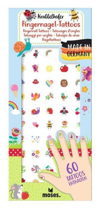 MOSES. VERLAG 16176 Krabbelkäfer Fingernagel-Tattoos