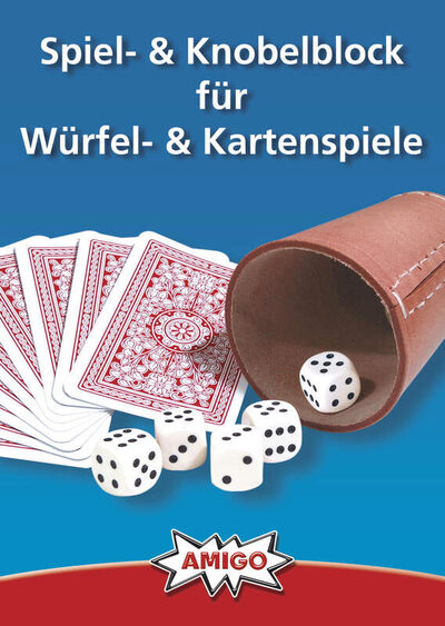 AMIGO 87054 Spiel- & Knobelblock 60 Blatt