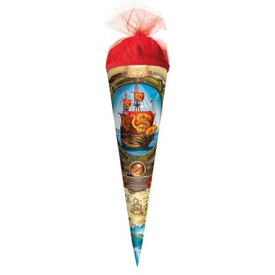 ROTH 673759 Motiv-Schultüte Piratenschiff 35 cm