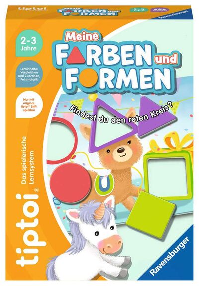 RAVENSBURGER 00168 tiptoi® Lernspiele - Meine Farben und Formen