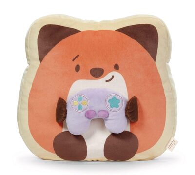 NICI 62394 Kuscheltier Fuchs Geeks mit Spielkonsole