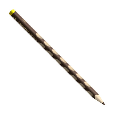STABILO 331/635-6 Ergonomischer Buntstift für Linkshänder - STABILO EASYcolors - Einzelstift - dunkel braun