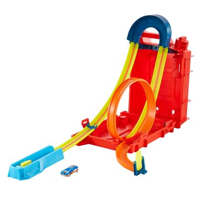 HOT WHEELS HDX78 Hot Wheels Track Builder Unlimited Kanister Stunt Box inkl. 1 Spielzeugauto