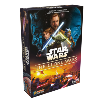 ASMODEE ZMND0027 ZMAN Star Wars The Clone Wars (Ein Brettspiel mit dem Pandemic-System)