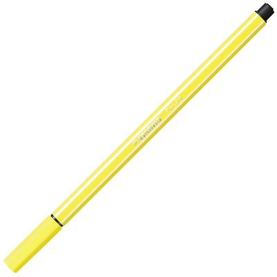 STABILO 68/24 Premium-Filzstift - STABILO Pen 68 - Einzelstift - zitronengelb