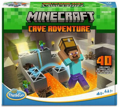 THINKFUN 76700 ThinkFun Minecraft Cave Adventure - Das spannende Logikspiel aus der Welt von Minecraft