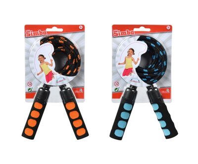 SIMBA 107301685 Springseil mit Softgriff, 2-fach sortiert