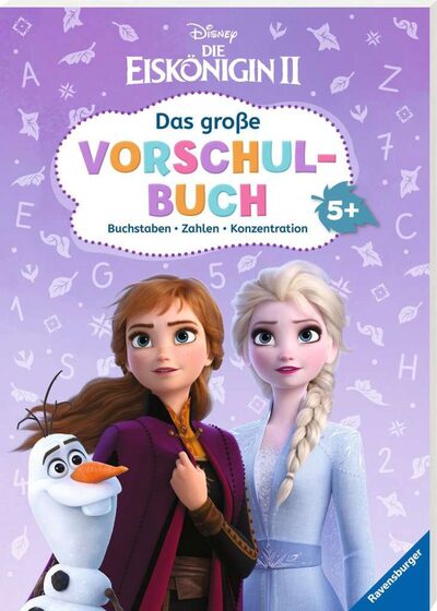 RAVENSBURGER 49180 Disney Die Eiskönigin 2: Das große Vorschulbuch