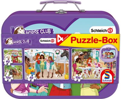 SCHMIDT SPIELE 56515 Schleich, Horse Club, Puzzle-Box