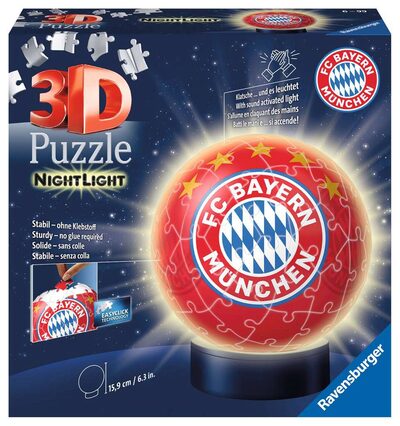 RAVENSBURGER 12177 3D-Puzzle Nachtlicht - FC Bayern München