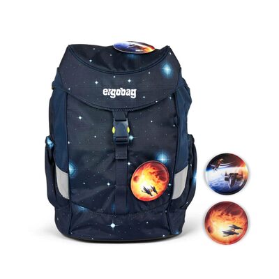 ERGOBAG 00750-900B8-10 mini Kinderrucksack GALAXY GLOW KoBärnikus