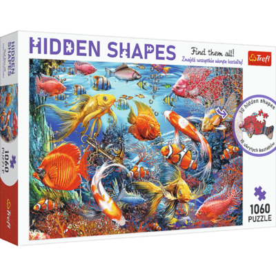 TREFL 10676 Underwater Life Hidden Shape Puzzle 1060 Teile