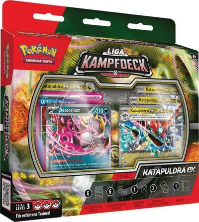 POKEMON 10899 PKM Pokémon Liga-Kampfdeck Katapuldra-ex