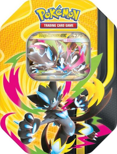 POKEMON 14186 PKM Pokémon Tin-Box Mega-Kräfte: Mega-Zeraora