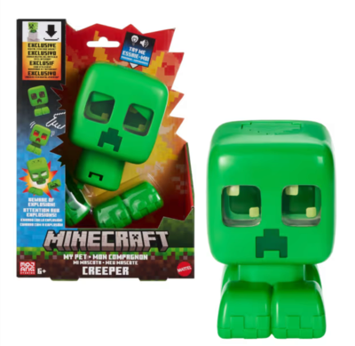 MATTEL JGX49 Minecraft My Pet Creeper