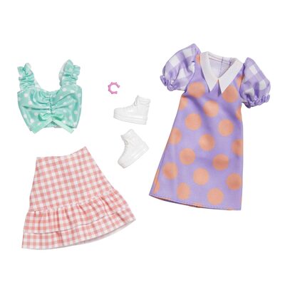MATTEL HBV70 Barbie Moden – 2 Outfits und 2 Accessoires für die Barbie-Puppe