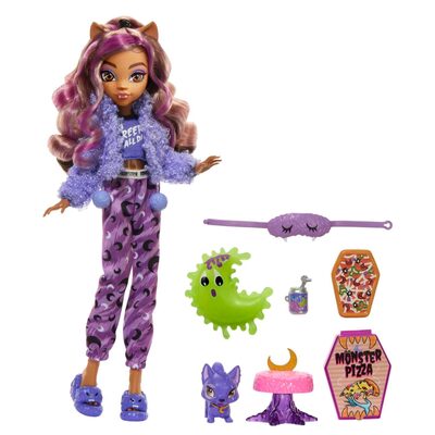 MATTEL HKY67 Monster High Creepover Doll Clawdeen
