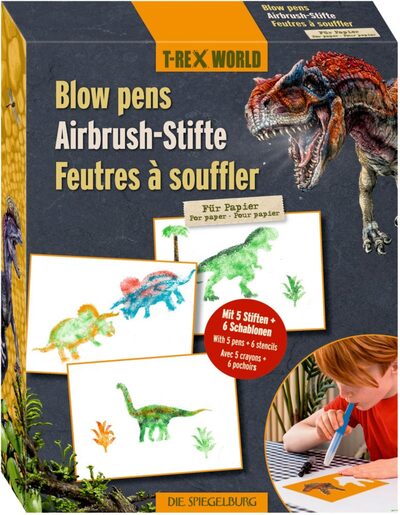 DIE SPIEGELBURG 18836 Airbrush-Stifte für Papier - T-Rex World