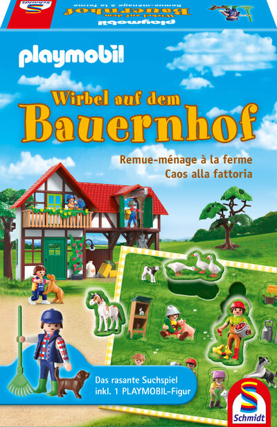 SCHMIDT SPIELE 40593 Playmobil, Wirbel auf dem Bauernhof