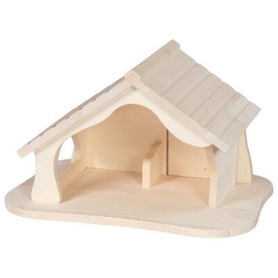 HOLZTIGER 80612 Puppenhaus, montiert