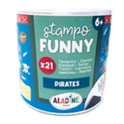 ALADINE 00000000000000085173 Kinder Stempel Funny Piraten