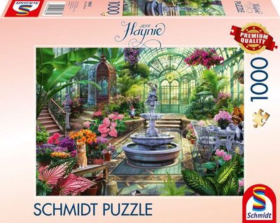 SCHMIDT SPIELE 58633 Puzzle 1000 Teile Viktorianisches Gewächshaus