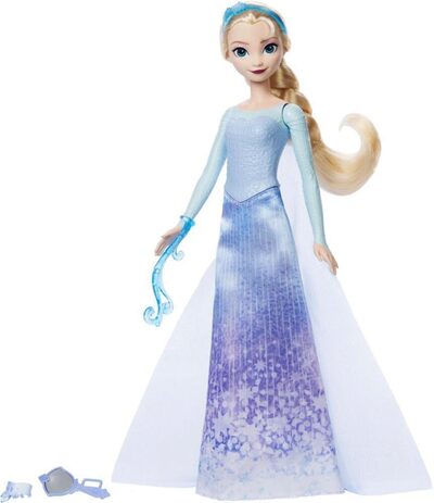 MATTEL JBG59 Disney Die Eiskönigin Spin & Reveal Elsa Puppe
