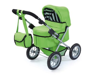 Bayer Design 1302700 Puppenwagen Trendy grün