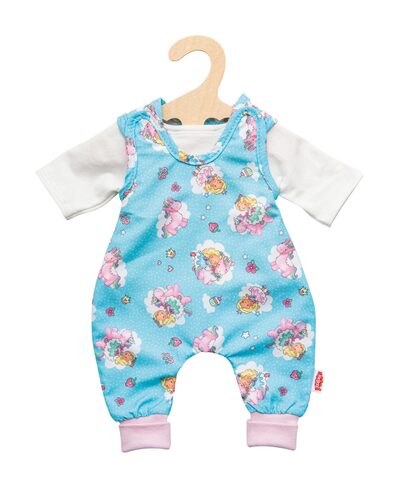 HELESS 2085 Puppen-Strampler 'Einhorn Emil & Fee Emma' mit T-Shirt, Gr. 35-45 cm