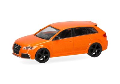 HERPA 024877-005 1:87 Audi RS3 Sportback, glutorange mit schwarzen Felgen