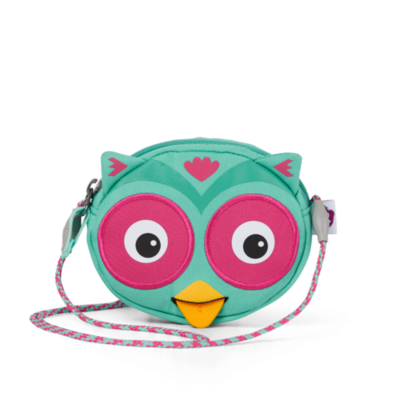 AFFENZAHN AFZ-WAL-001-006 Portemonnaie Eule Türkis