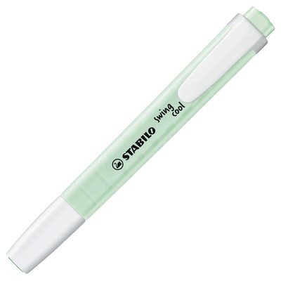 STABILO 275/116-8 Textmarker - STABILO swing cool Pastel Edition - Einzelstift - Hauch von Minzgrün