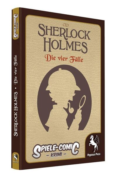 PEGASUS SPIELE 36000G Spiele-Comic Krimi: Sherlock Holmes - Die vier Fälle (Hardcover)
