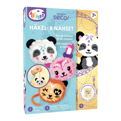 ARTISTA BC1959 Häkel- & Nähset Tiere