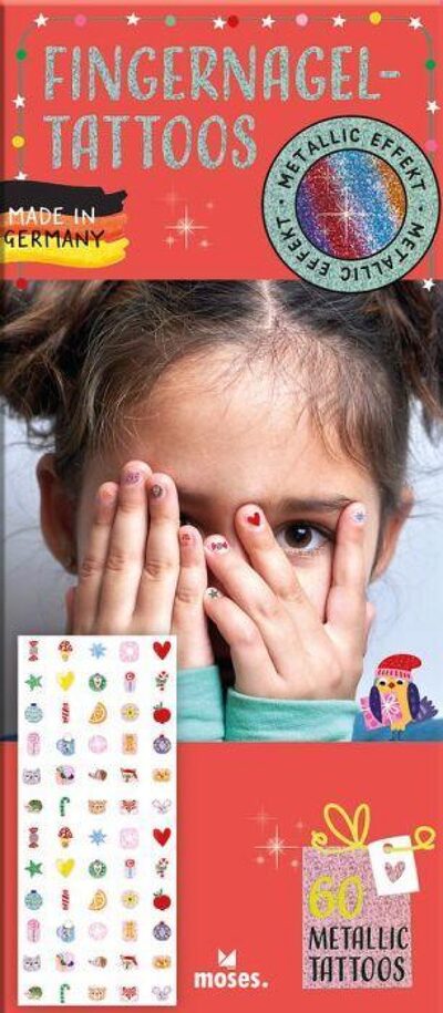 MOSES. VERLAG 16681 Fingernagel-Tattoos metallic