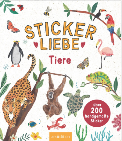 ARSEDITION 13123 Stickerliebe: Tiere