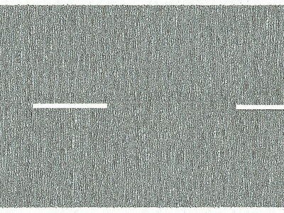 NOCH 60610 H0 Landstraße, grau, 200 x 4,8 cm (aufgeteilt in 2 Rollen)