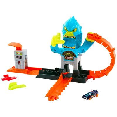 HOT WHEELS JHL92 Hot Wheels City Gigantischer Gorilla Angriff