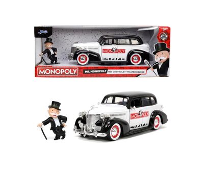 JADA TOYS 253255048 1:24 Mr. Monopoly 1939 Chevy Master