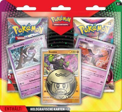 POKEMON 10655 PKM Pokémon MBE6 Enhanced 2-Pack März 2025 - Boninu, Benesaru und Beatori