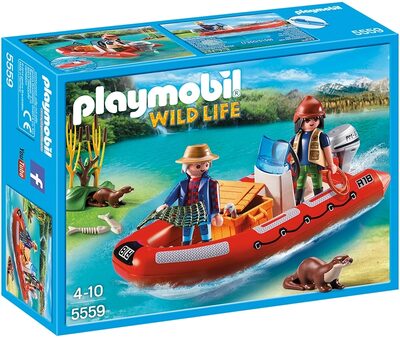 PLAYMOBIL® 5559 Schlauchboot mit Wilderern